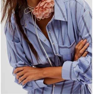 FP Movement by Free People Pink Floral necklaces boho festival bohemian